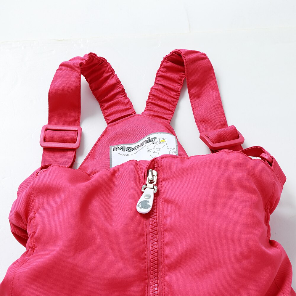 winter girls snow pants moomin windproof overall Cotton Geometric Loose Zipper Fly Red waterproof overall winter pant