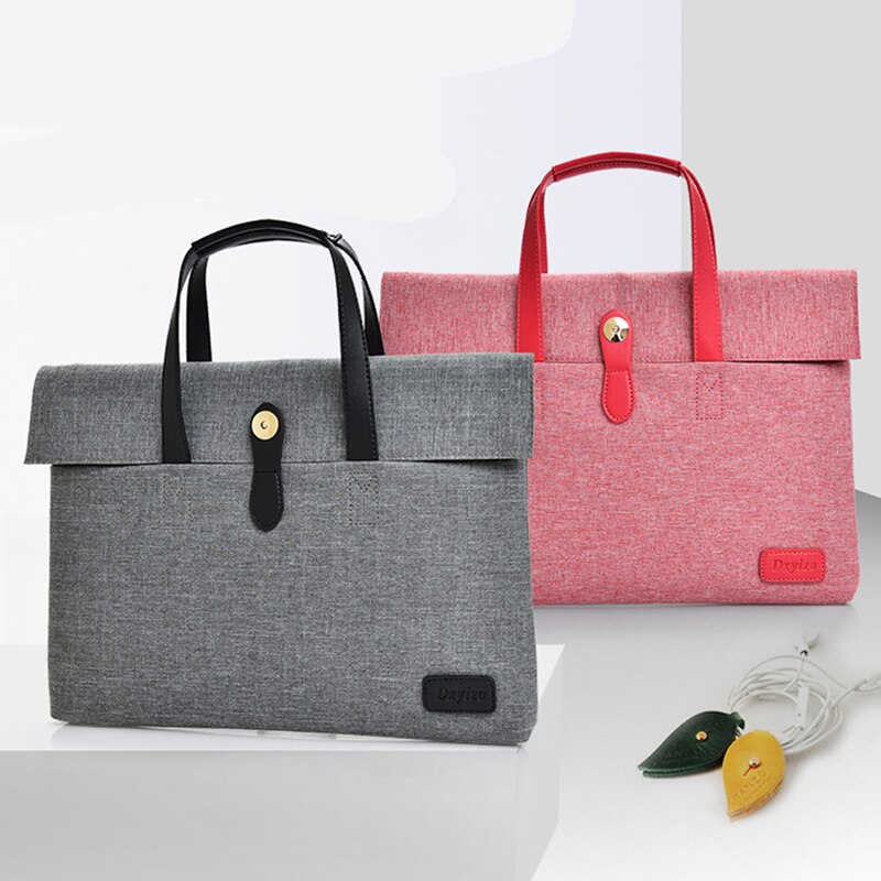 Unisex laptoptas met rits, multifunctionele voering, computertas, uitschuifbare handgreep, computerbehuizing