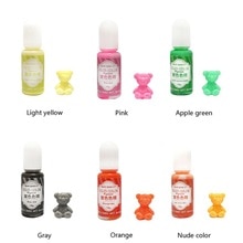 9 unids/set resina de Color sólido tinte epoxi UV pigmento para colorear DIY arte hecho a mano conjunto para hacer joyas relleno M0XB