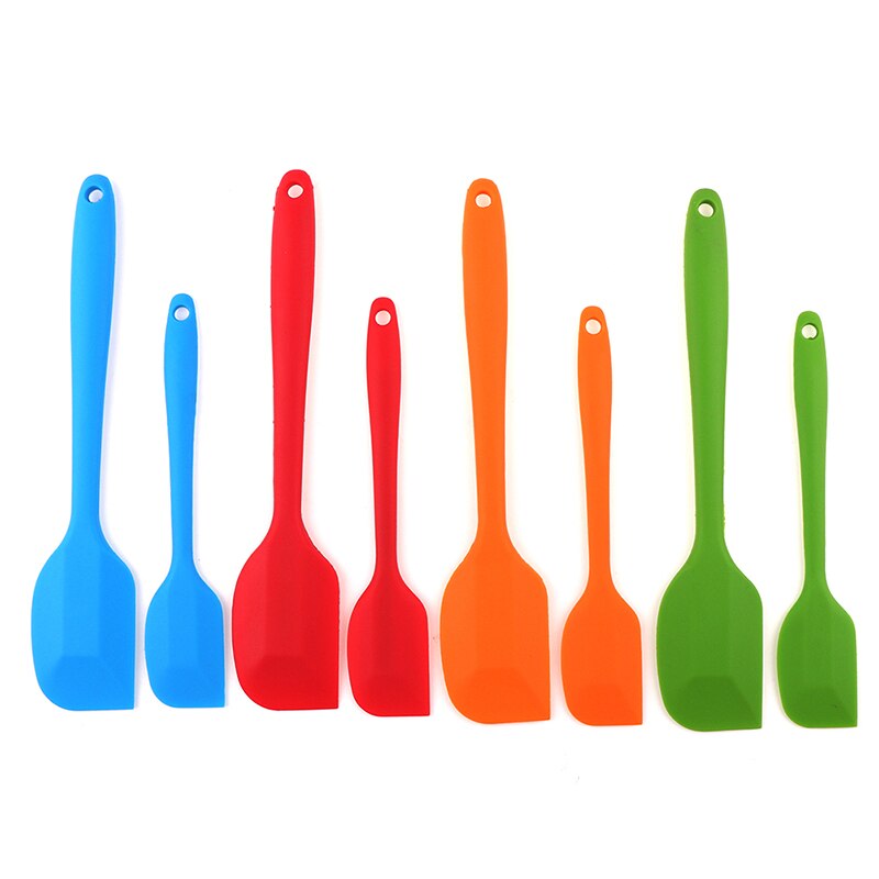 2pc siliconen schrapers beslag schraper borstel boter mixer cake kwasten bak keukengerei room cake spatel mixen