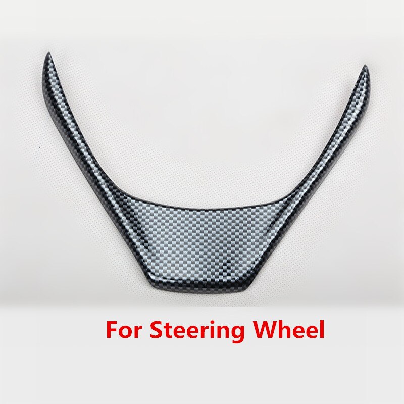 Karbonfiber trykt bil interiør vindu kontroll girpanel deksel utløpsmåler støping listverk til toyota rav 4: til ratt