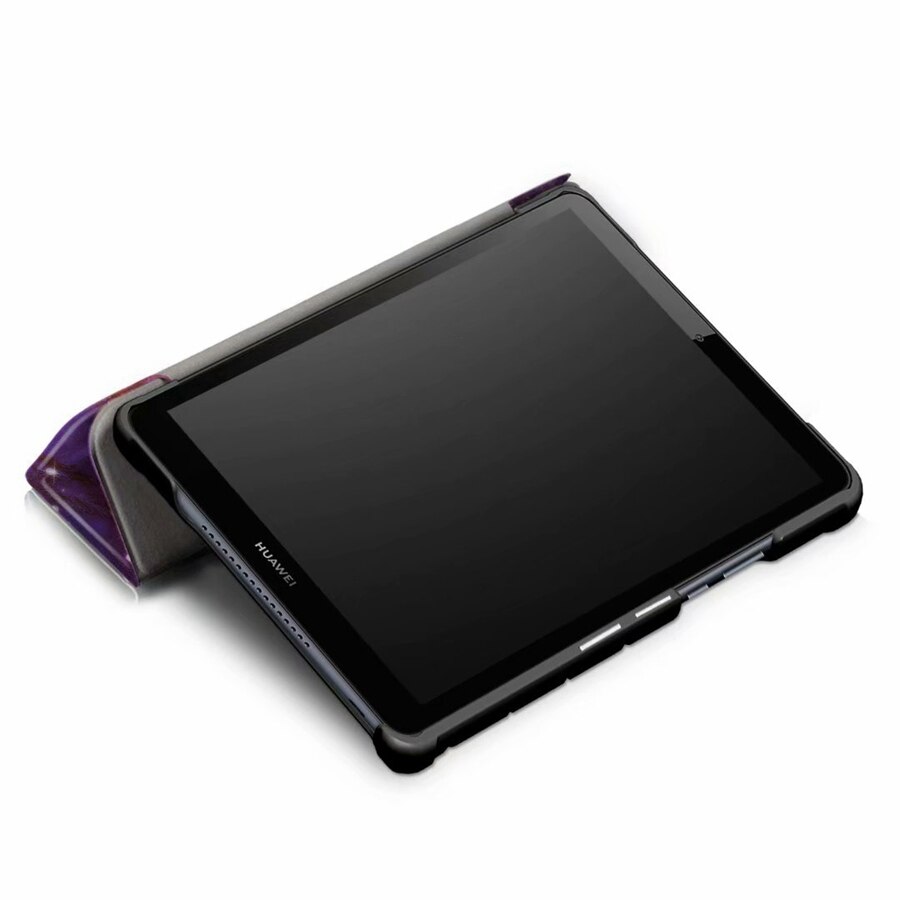 Slim odwróć PU skórzane etui do Huawei MediaPad M5 lite 8 JDN2-W09/AL00 8.0 cal inteligentny pokrowiec do huawei m5 lite 8 Case + film + długopis