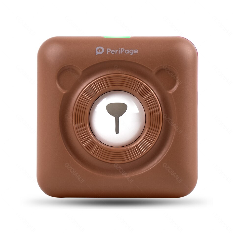 A6 203DPI 2 RED Yellow Brown: 203Dpi Brown