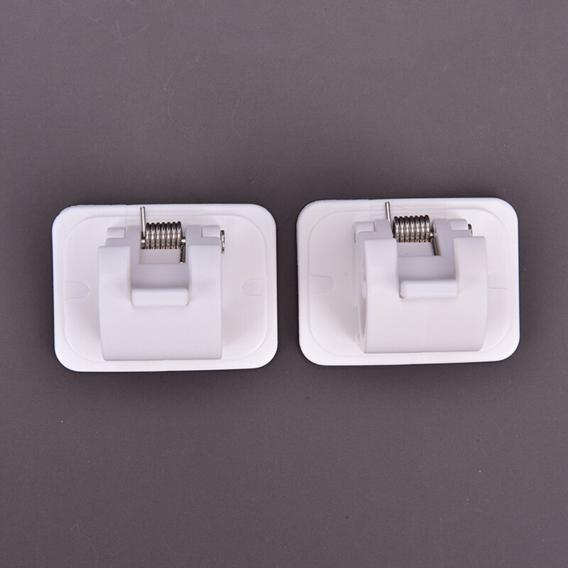 One set of powerful curtain rod hanging clip hook shower curtain rod hanging clip bearing 3.5kg: A