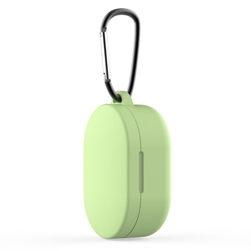 Funda protectora 3 en 1 para Xiaomi Redmi Airdots, auriculares inalámbricos verdadero con Bluetooth, funda protectora de silicona básica con gancho: 02