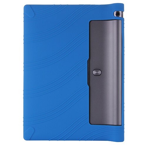 Soft Silicon Shockproof Case Cover For Lenovo Yoga Tab 3 8 8 inch Tablet PC Model: YT3-850F YT3-850M YT3-850L: Dark Blue / 1 Pcs