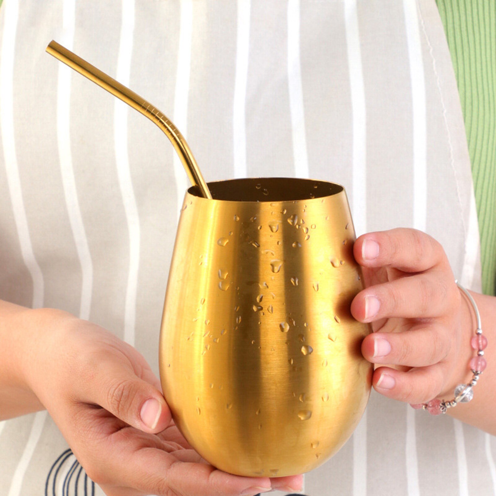 304 Stainless Steel Wine Glasses Coffee Drink Beverage Beer Drinkware Water Cup Stainless Steel Drinking Cup Kitchen Bar