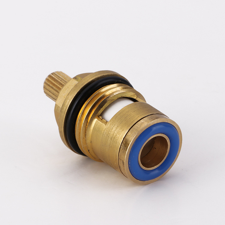 Cartucho de grifo de latón de 43mm y 20 dientes, piezas de grifo, pieza de válvula, válvula de grifo de agua, piezas de reparación de grifo de agua fría o de un solo hilo