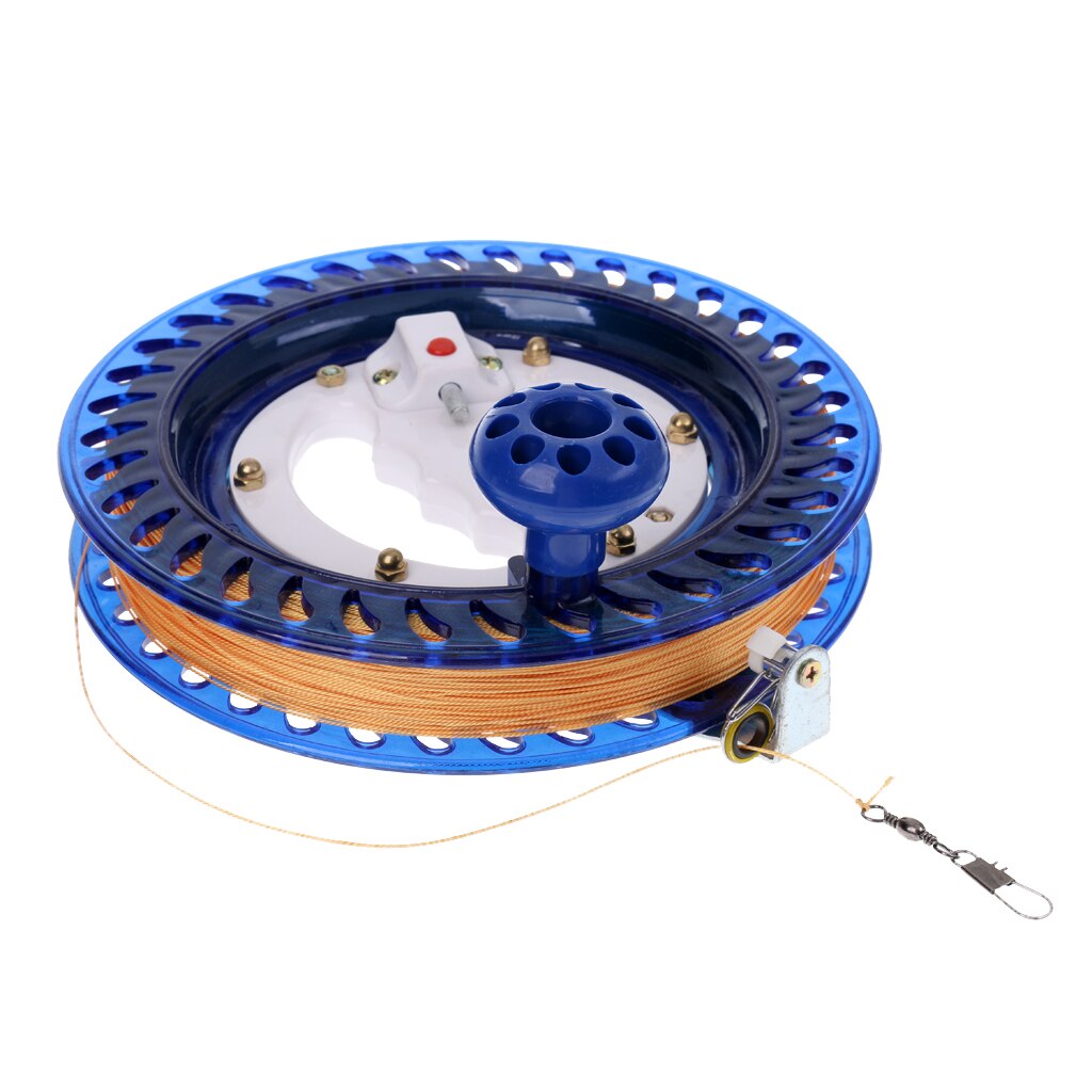 Fishing Reel With 450m String Winding Machine Winding Reel Grip Wheel