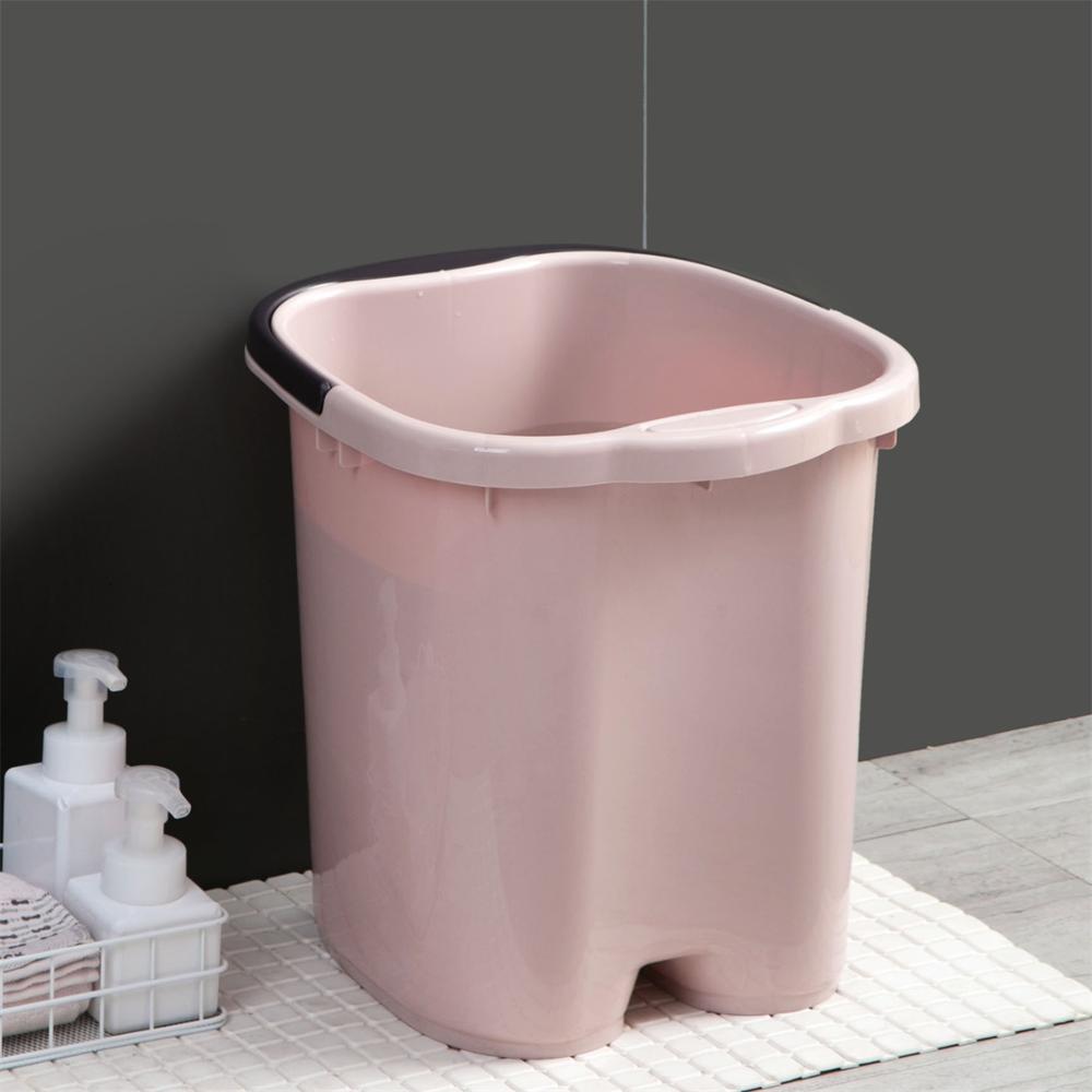 Super stor plast hink fot bad hink badrum fot badkar handfat tvätt hinkar bärbar vattenbehållare hink