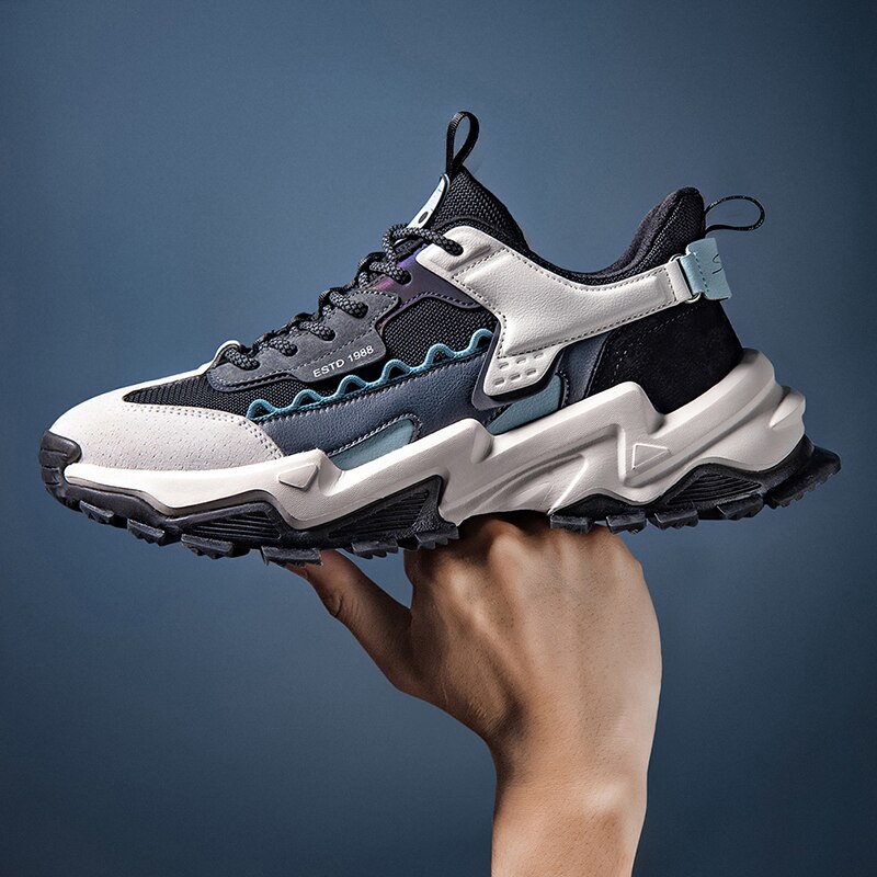 Lente En Herfst Mesh Outdoor Slijtvaste Daddy Schoenen Koreaanse Versie Van De Trend Van Mannen Casual sport Schoenen