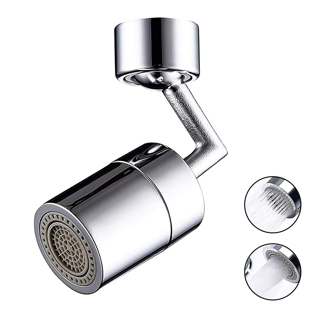 Splash Filter Kraan Universele 720 ° Draaien Kraan Spuit Hoofd Extender Adapter Beweegbare Keuken Badkamer Kraan Accessoires
