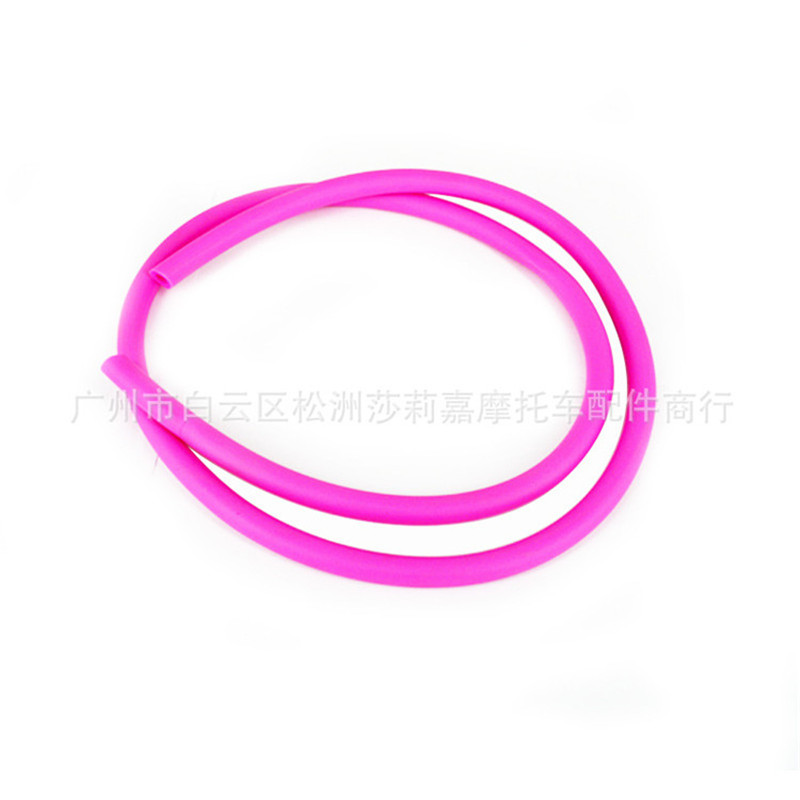 Brændstofrørslange benzinslange blyfri olieslange motorcykel gasledning slange olie oliering slange slange rørfittings udskiftning: Lilla