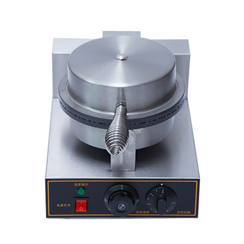 Single-Head Cone Baker Crispy Ice Cream Cone Making Machine