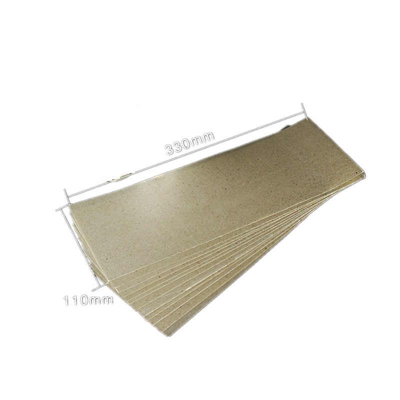 10Pcs Hittebestendige Mica Papier Isolerende Mica Sheet Voor Heteluchtpistool Solderen Stations Grillen Heater 330Mm * 110Mm