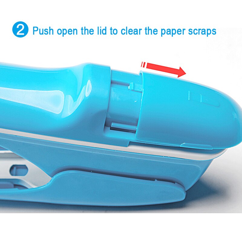 Mini Stapleless Stapler Hand-Held Without Staples Stapler for Home School Office Binding KQS8