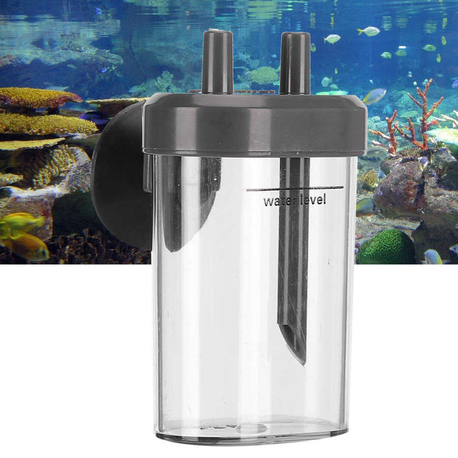 Aquarium CO2 Generator Systeem Kit Abs Aquarium Draagbare Mini Kleine Kooldioxide CO2 Bubble Teller Met Sterke Zuigkracht
