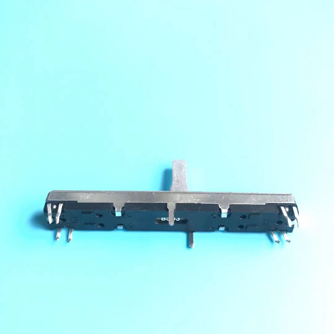 Potentiomètre à Double glissière B50K B50KX2, 6cm, 60MM, longueur de la poignée 15MM, 20 pièces/lot