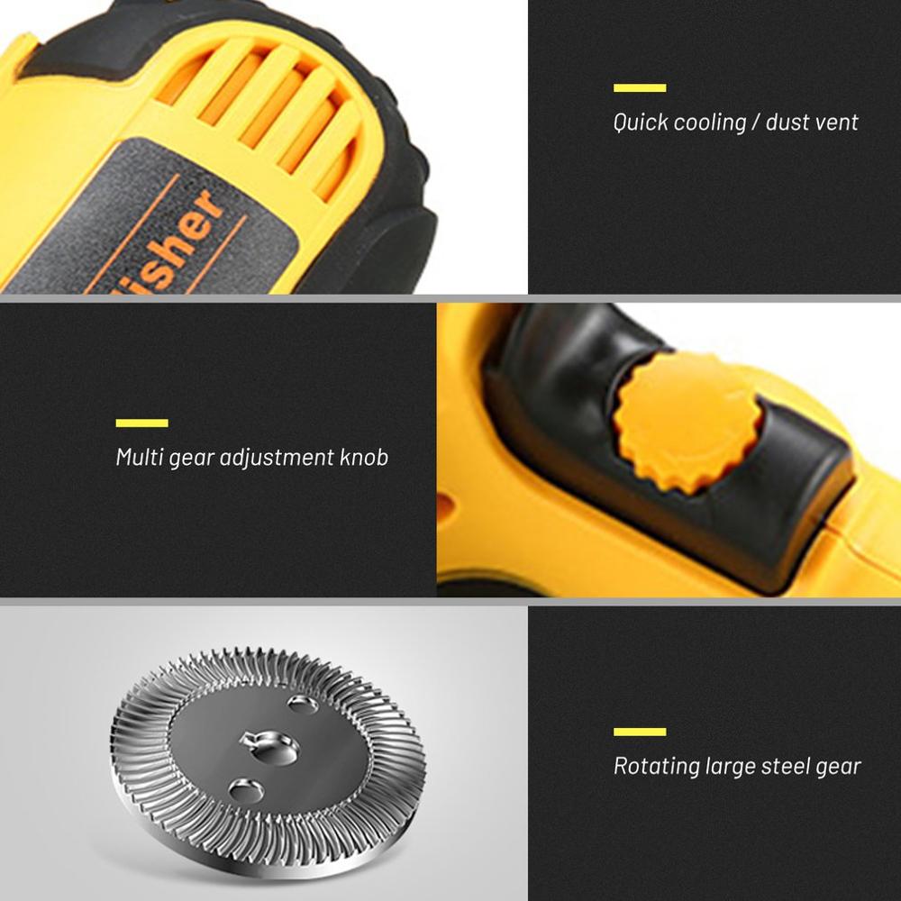 Electric Sanding Machine Car Polishing Machine Portable Electric Waxing Machine Car Beauty Polishing Machine