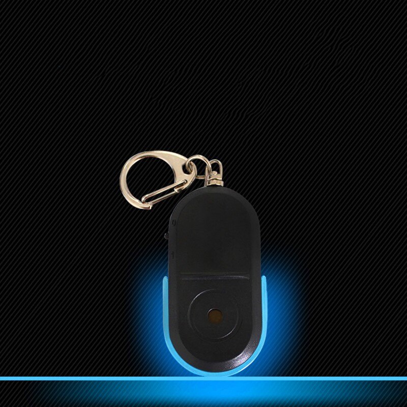 1pc inteligente anti-perdido alarme carteira telefone localizador chave chaveiro apito som com luz led mini anti perdido chave localizador sensor