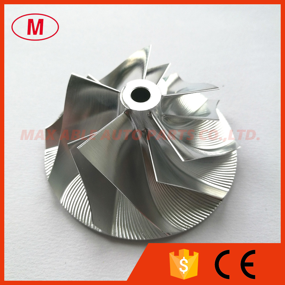 CT20B Turbocharger Aluminum 2024/Milling/Billet compressor wheel 48.04/68.00mm 5+5 blade for Toyo*ta Turbo CHRA/Core