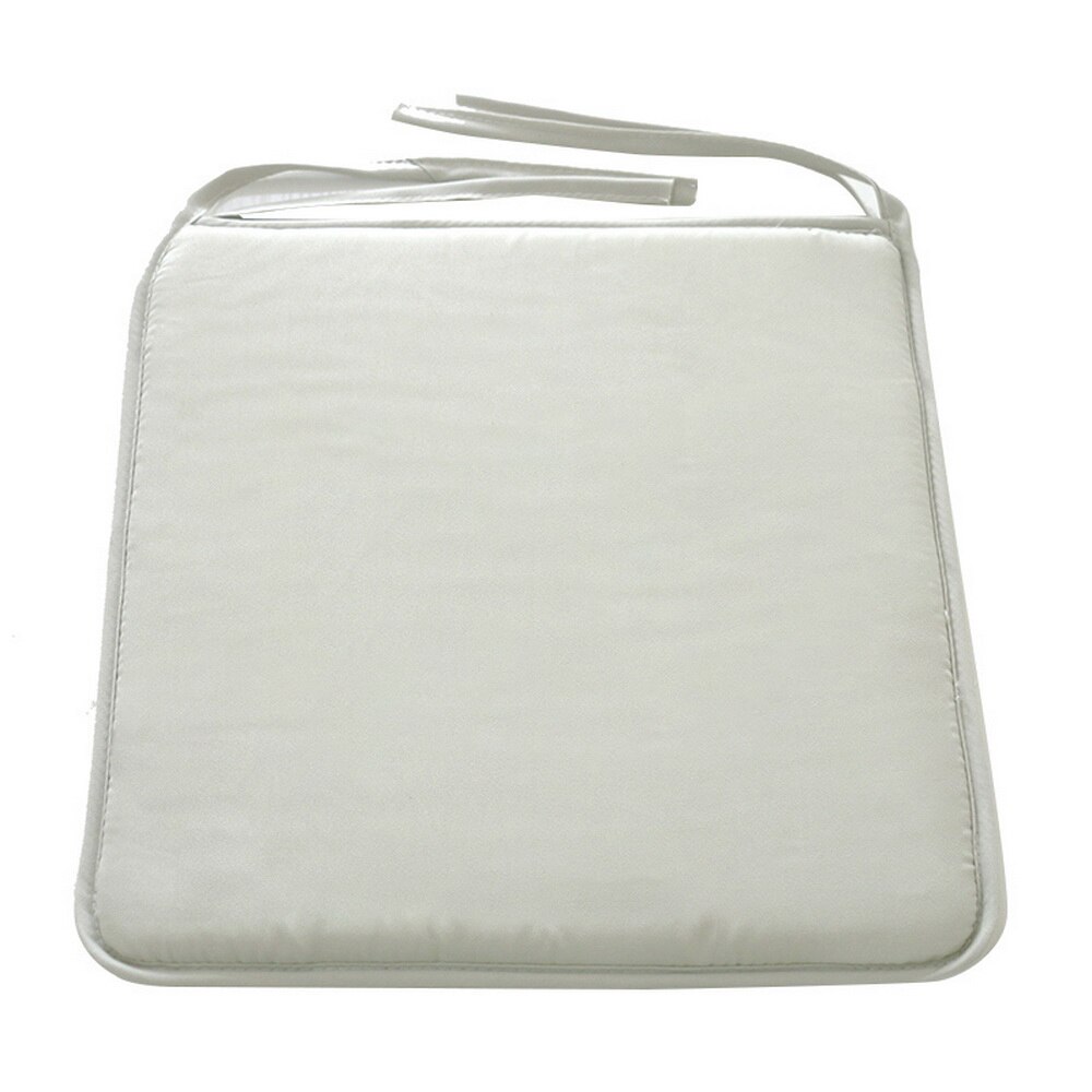 Chair Cushion Square Seat Pad Chair Pad Outer Shell Filling Dining Chair Cushion with Ties Seat Cushion Non Slip Dinging Chair: beige