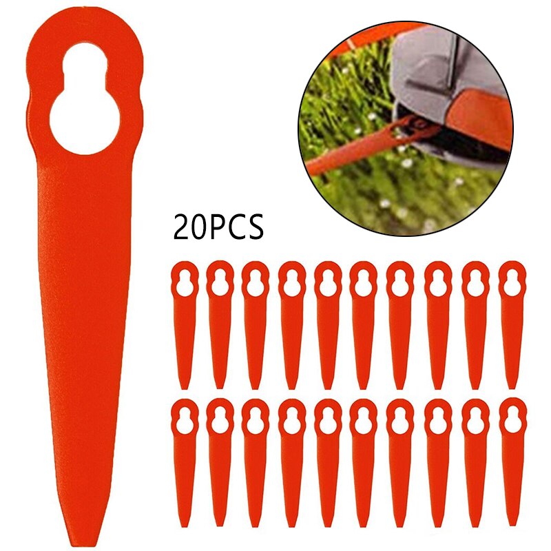 20Pcs Grasmaaier Reparatie Plastic Messen Accessoires Voor Stihl Fsa 45 Draadloze Strimmer Gras Trimmer Ondersteuning Reparatie Onderdelen