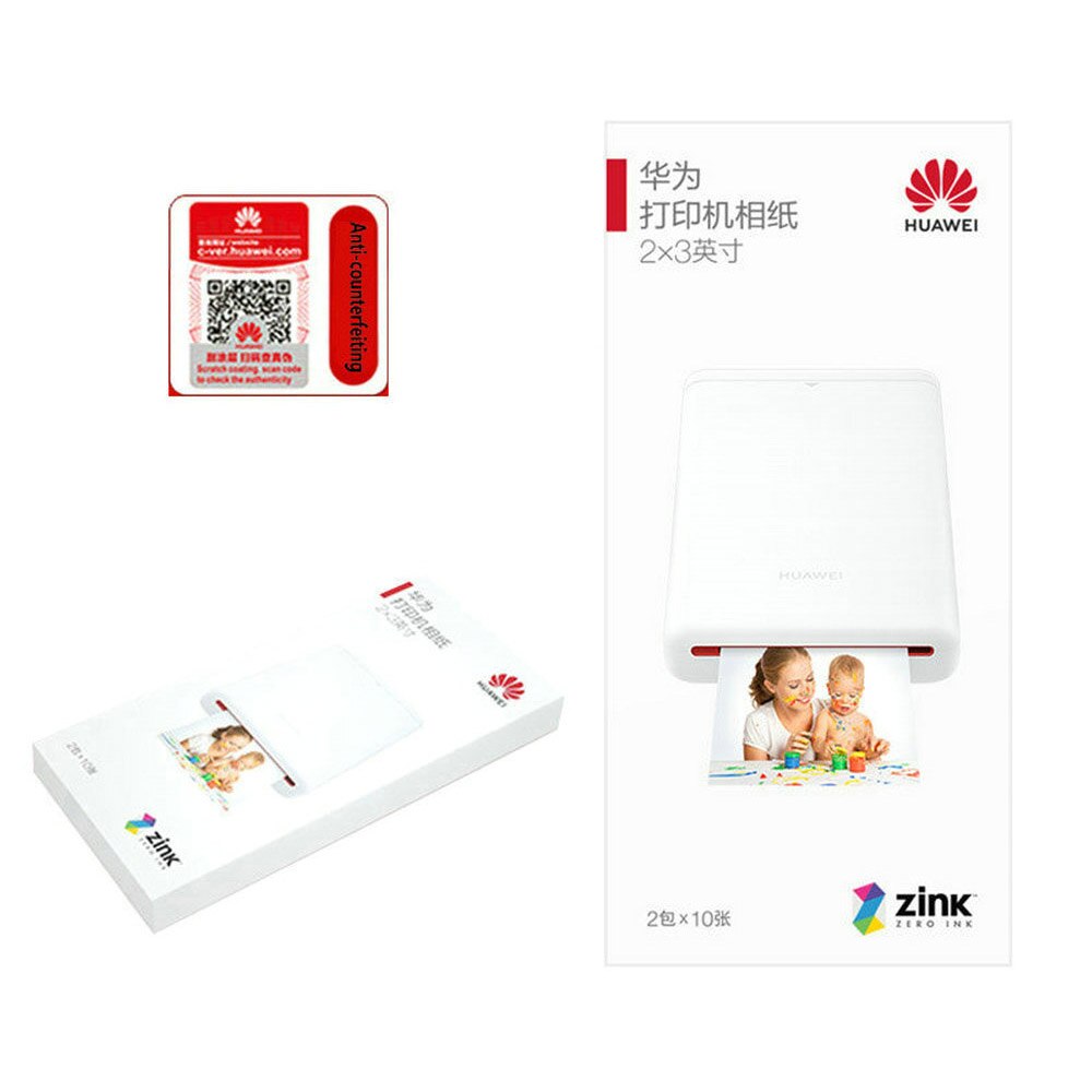 Huawei 2*3 Zoll Zink Foto Papier Für Huawei CV80 Drucker HP Kanon Zoemini LG PD261 251 233 239SP foto Papier Fotografico
