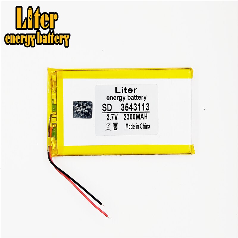 3543113 3.7V 2300mah Lithium polymer Battery with Protection Board For PDA Tablet PCs Digital Products