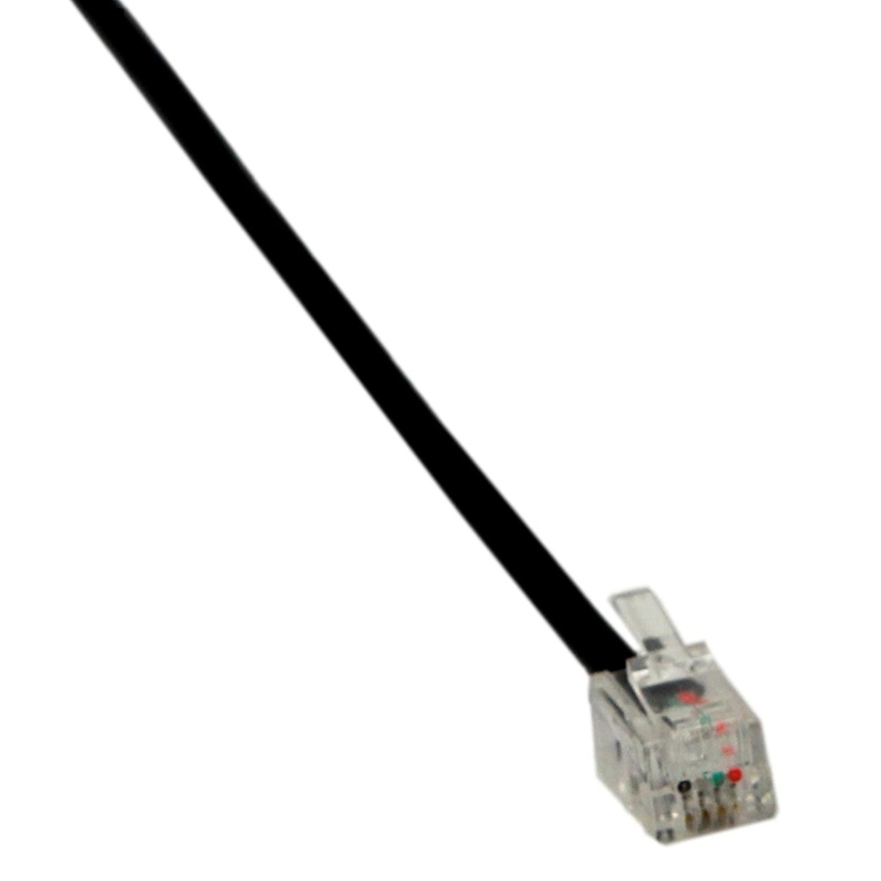 Verlängerungskabel RJ9 4P4C-Stecker auf 2 weibliche Telefon-Y-Splitter-Leitungsadapter