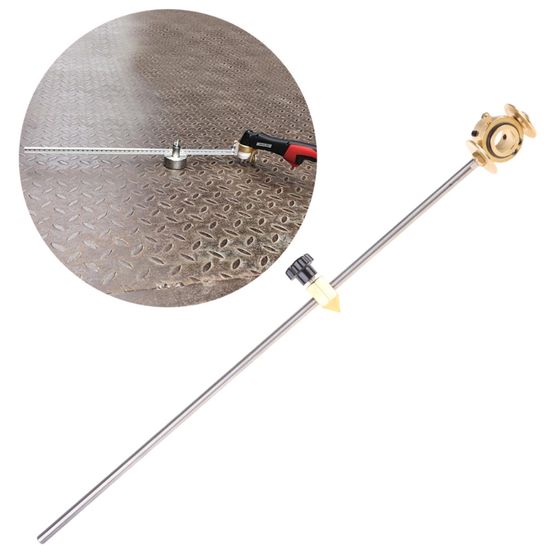 A2UD Adjustable Cutting Torch Circle Compass Circle Compass Cutting Roller Guide Wheel Torch, Welding Cutting Tool