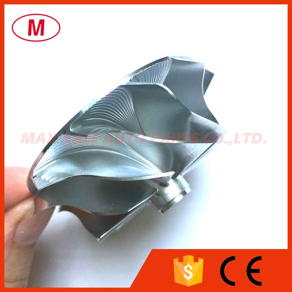 K04 41.000/50.96mm 11+0 blades Performance Turbo Billet compressor wheel/Aluminum 2618/Milling wheel for Turbocharger Cartridge