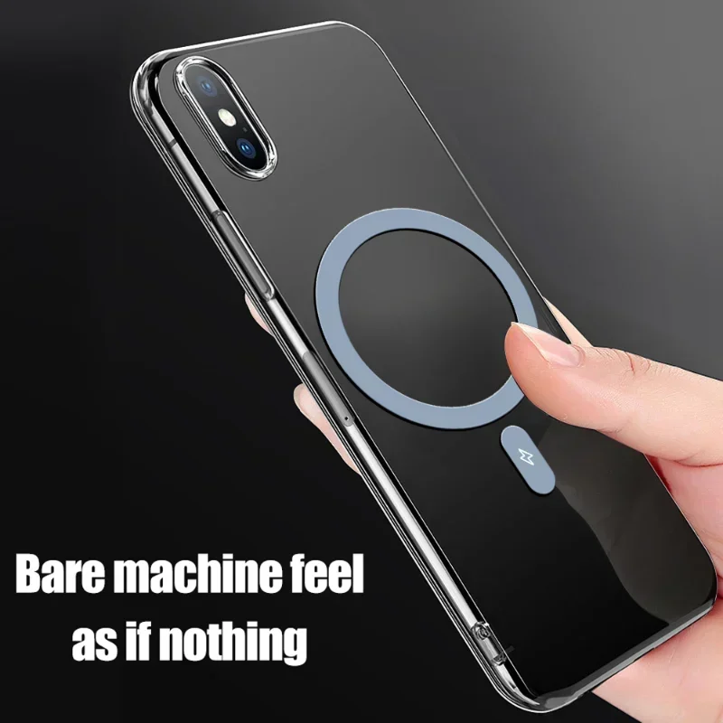 Magnetic Metal Plate Ring for Apple Magsafe Wireless Charger Iron Sheet Magnet Car Phone Holder Sticker for IPhone 15 14 Pro