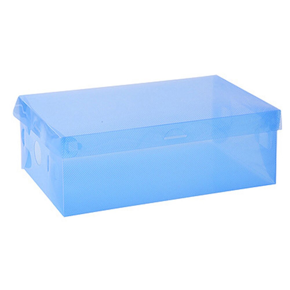 Candy Kleur Clear Plastic Schoenendoos Dame Stapelbaar Schoenen Opbergdoos Lade Unit
