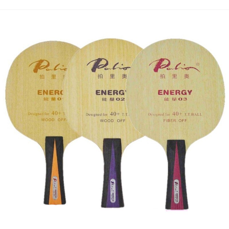 Palio-raqueta de tenis de mesa oficial energy 01 02 03, pala especial para más de 40 material, juego de bucle y ataque rápido