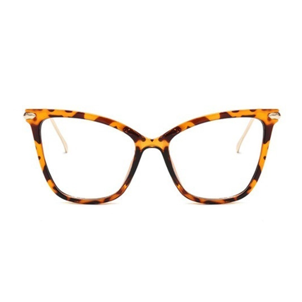 1 Paar Oversized Cat Eye Bril Vrouwen Bril Brillen Retro Cat Eye Bril Brillen Decoratieve Glazen: C5