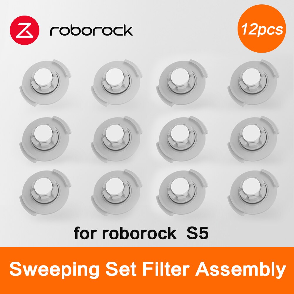 Original Roborock Vacuum Cleanner Parts Suitable For Roborock 2 S5 Max Cleaning Robot Spare Parts Electric Water Tank: Sweeping Set Filter