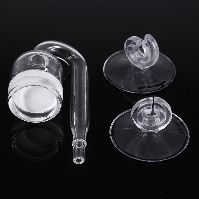 Glass Co2 Diffusers Aquarium Fish Tanks CO2 Diffusers Glass Cup Carbon Dioxide Reactor Ceramic Disces For Fish Tanks