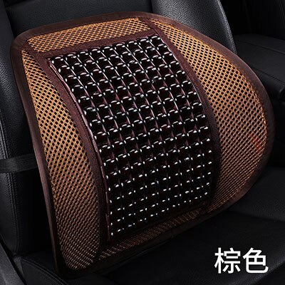 Universal- Holz Auto Zurück Unterstützung Stuhl Massage Lenden Unterstützung Taille Kissen Gittergewebe Lüften Kissen Pad Für Auto Sekretariat Heimat: A