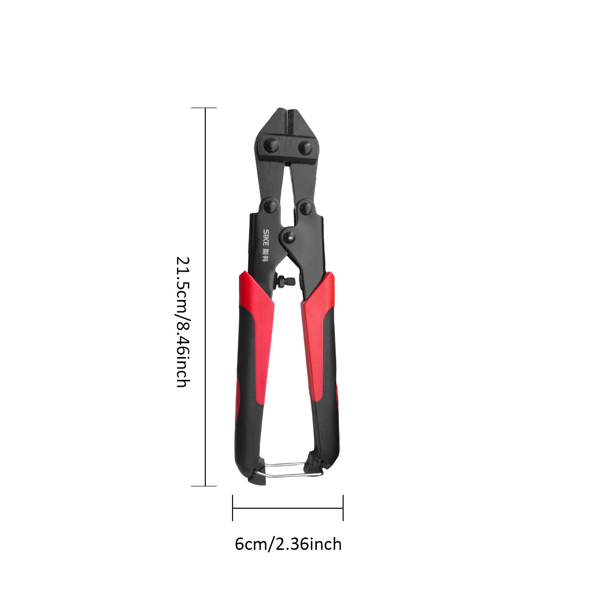 1pc mini bolt cutter, wire rope special cutter multifunctional labor-saving lock chain cutter hand tool: black