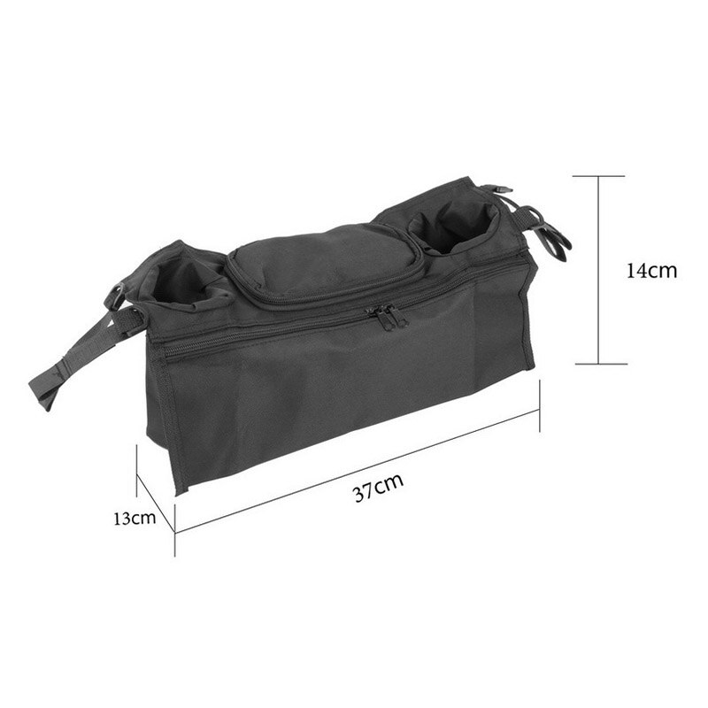 Baby Stroller Organizer Removable Hanging Admission Baby Stroller Accessories Carriage Pram Wheelchair Bag