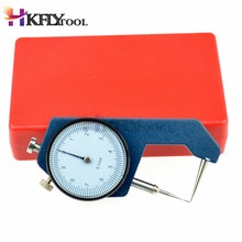 Jauge d'épaisseur de cadran 0-20mm, épaisseur du cuir, testeur de métal, outil de maroquinerie, mesure de calibre, étrier