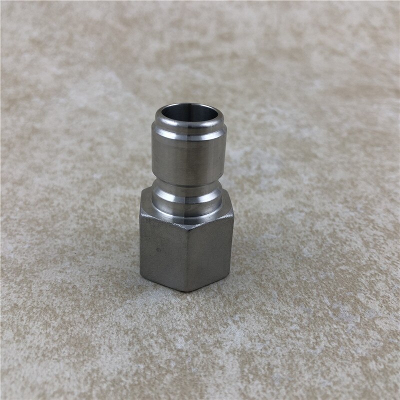 Stainless Female Quick Disconnect Set, Homebrew Fitting, 1/2"barb and 1/2"NPT beer Quick Disconnect for home brewring: 001