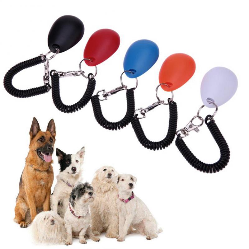 Pet Trainer Dog Training Clicker Pet Dog Trainer Aid Guide Dog Training With Wrist Strap Dogs Train Click Pet Products