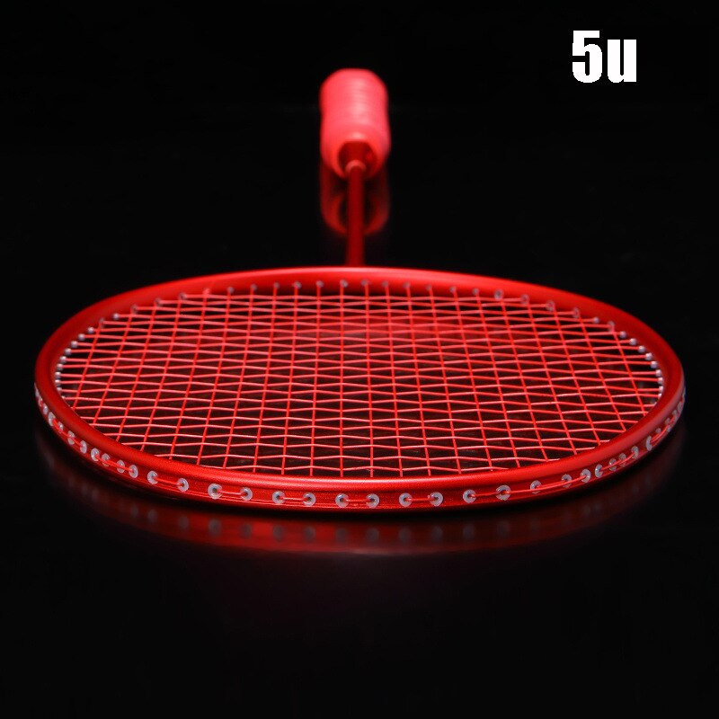 4U/5U Carbon Integrated Badminton Racket Ultra Light Multicolor Single Shuttlecock Racket For Game Training -40