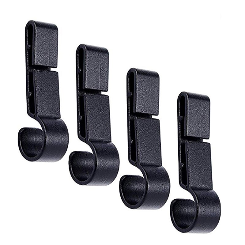 10pcs/set Helmet Clips For Headlamp Anti-slip Plastic Easily Mounted Safety Cap Hard Hat Hooks: Default Title