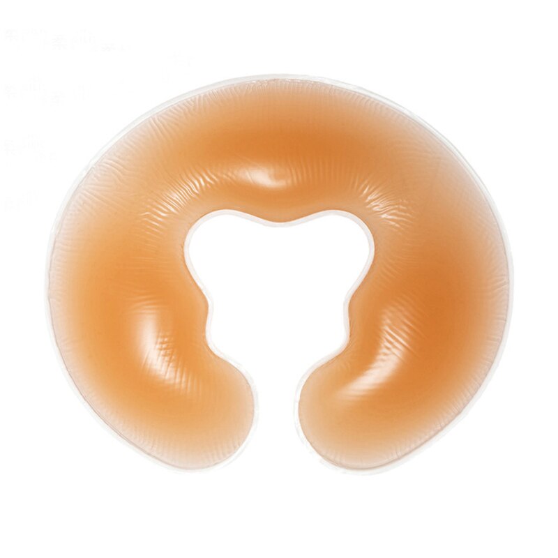 1pcs 650g Soft Silicon Spa U Shape Massage Pillow Spa Gel Pad Face Relax Body Massage Cradle Cushion Health Care