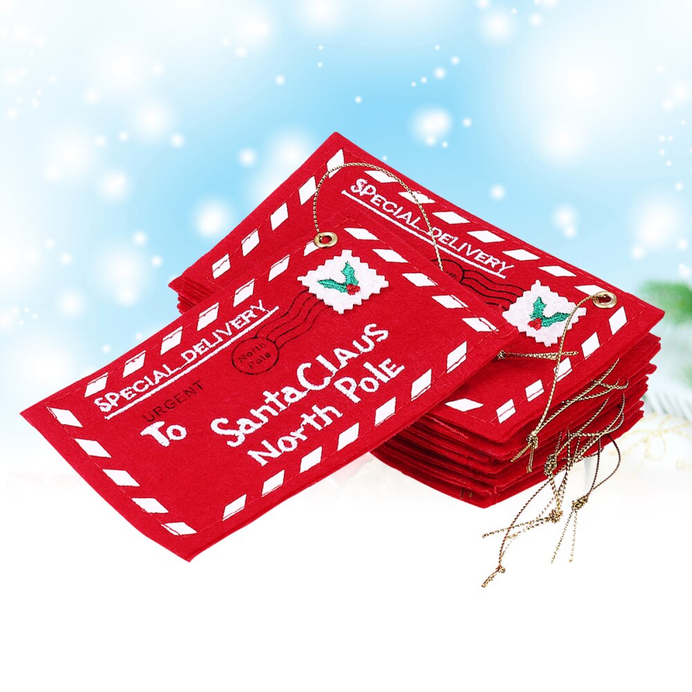 12Pcs Kerst Enveloppen Afdrukken Enveloppen Tas Tote Pouch Pouch Voor Showcase: Default Title
