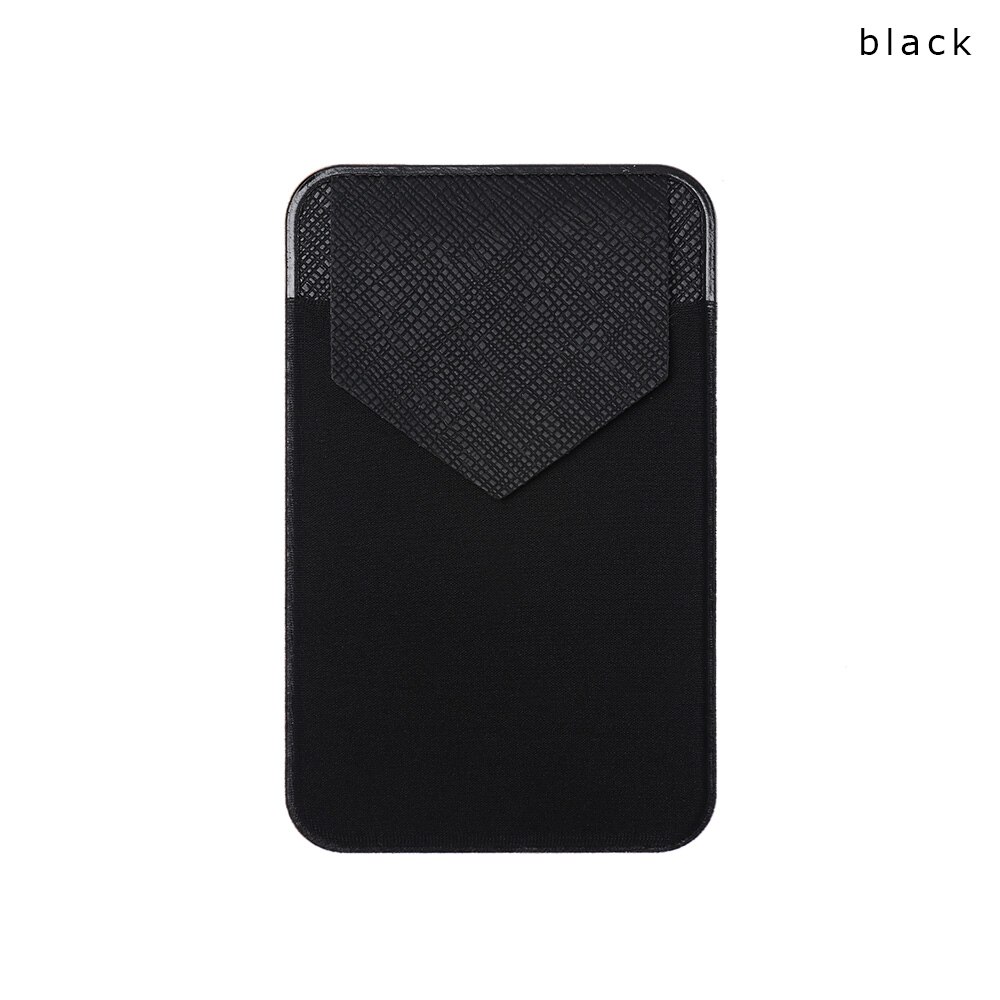 Cellphone Card Holder Stick-on Wallet Phone Wallet Case Elastic Adhesive Wallet Universal Cellphone Wallet Phone Pocket: 2