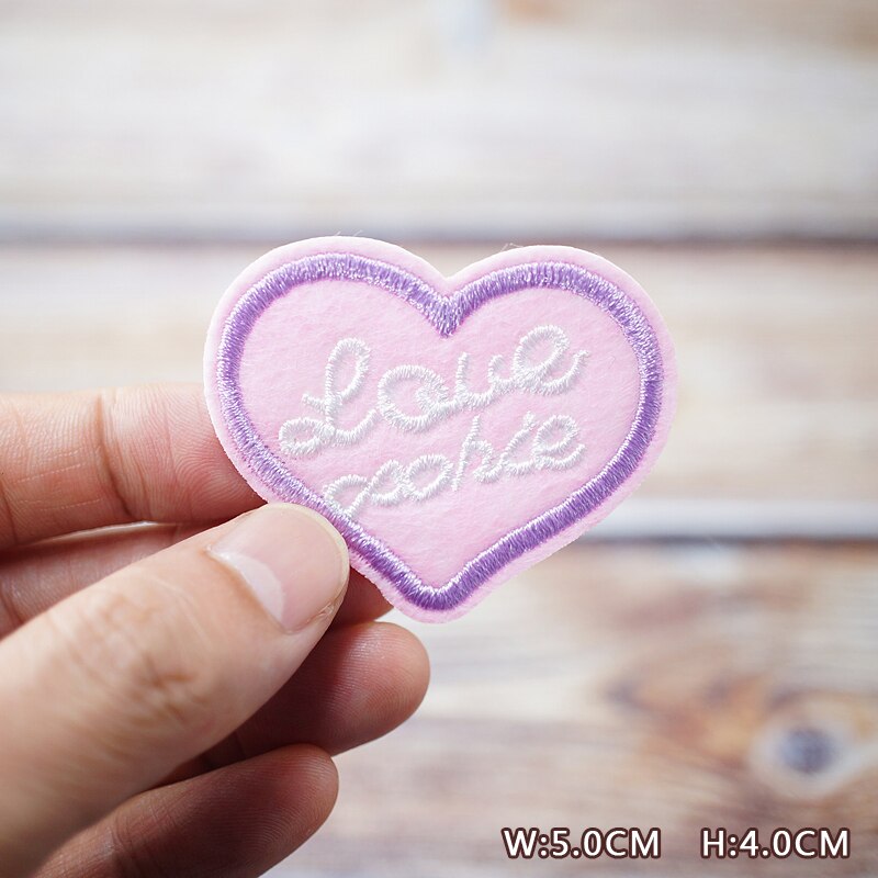 Patchs brodés HELLO HEART Cactus pour T-Shirt, autocollants pour vêtements et Jeans, Badges, BOOM, fille folle: 17